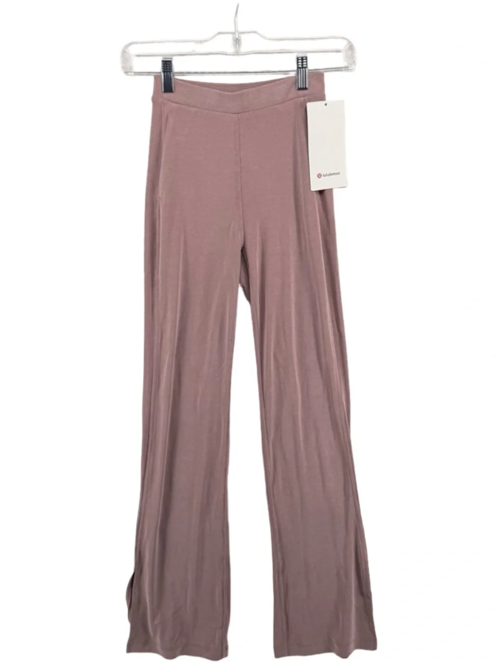 Lululemon Drapey Softstreme Flared Pants Twilight Rose NWT XXXS